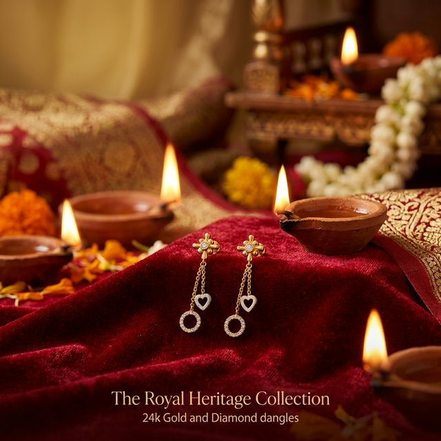 Kundan & Emerald Chandelier Earrings