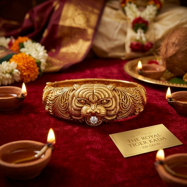 22K Handcrafted Palace Kada